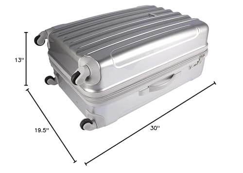 kensie Women's Alma Hardside Spinner Luggage, Expandable, Japanese Carmine Red, Carry-On 20-Inch