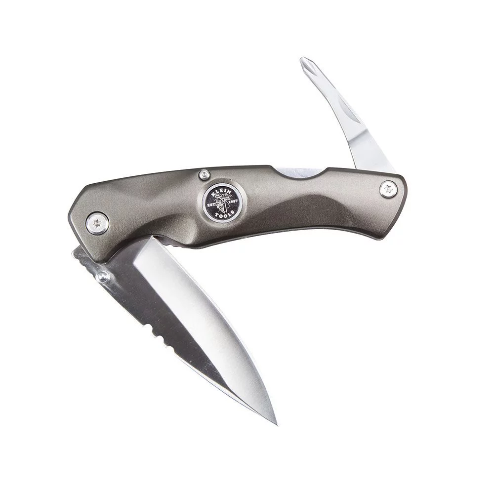 Klein Tools Electrician Pocket Knife #2 Ph Bit