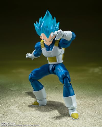 TAMASHII NATIONS - Dragon Ball Super - SSGSS Vegeta -Unwavering Saiyan Pride- S.H.Figuarts Action Figure