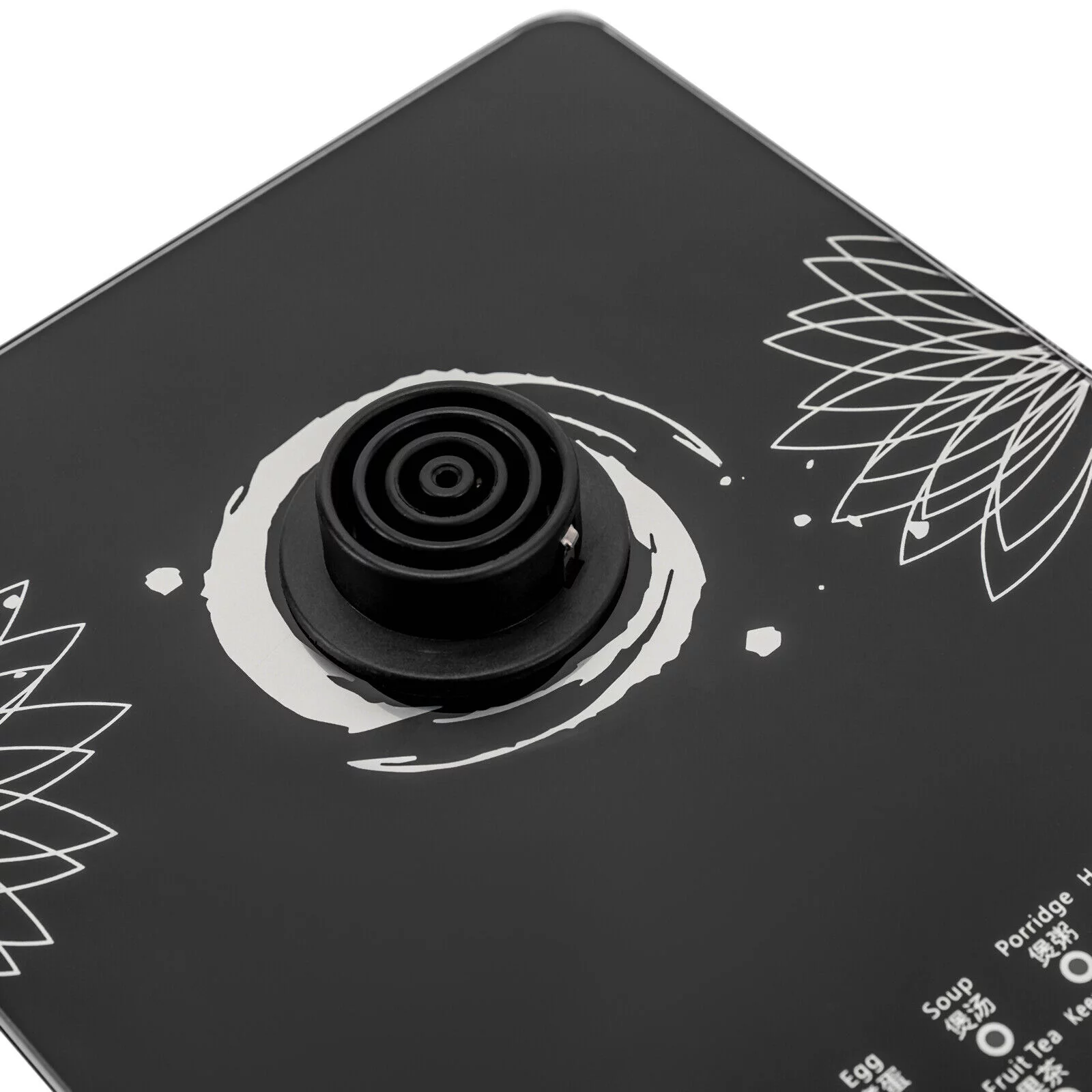 Electric Kettle 1.8L Electric Health Pot Automatic Kettle Health Pot,Tea Maker, Black Flower Tea, Kitchen Kettle Tea Pot 110V 800W Multifunction Food-Grade Stainless Steel (Brown)