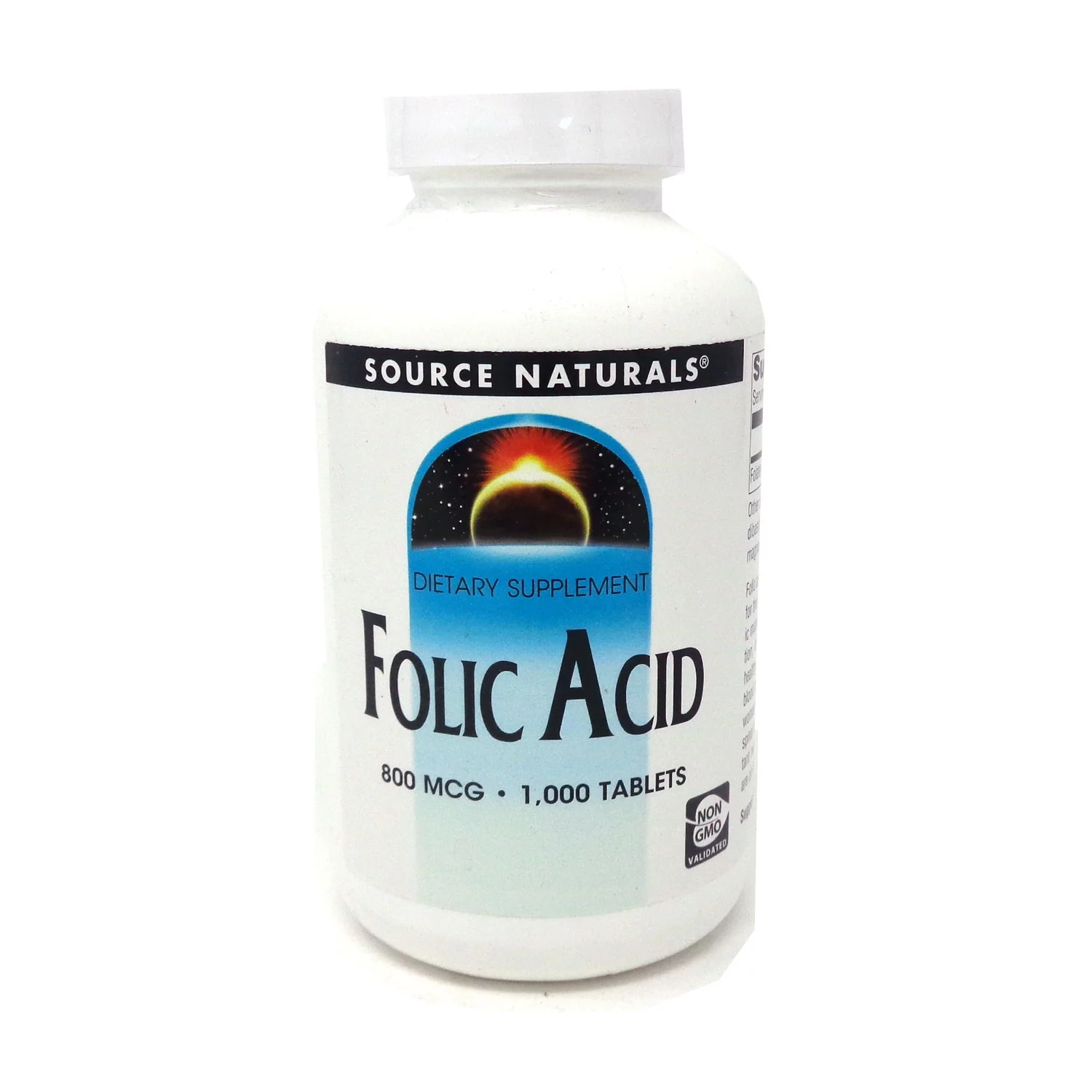 Source Naturals Source Naturals  Folic Acid, 1000 ea