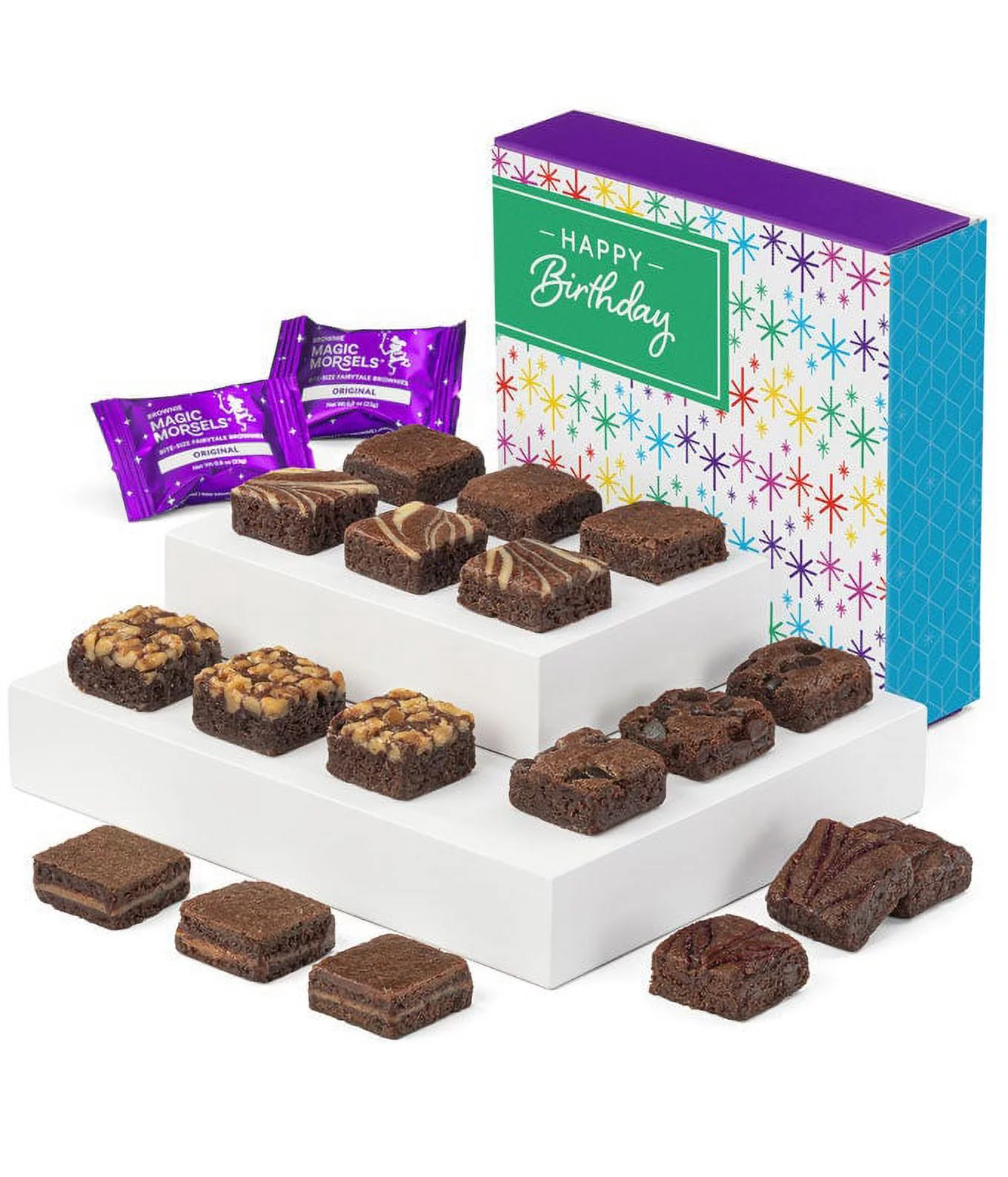 From You Flowers - Happy Birthday 18 Fairytale Brownie Morsels