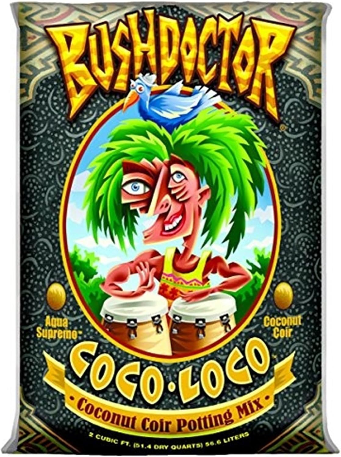 FoxFarm BushDoctor Coco Loco Potting Mix, 2cu ft (Pack of 2)