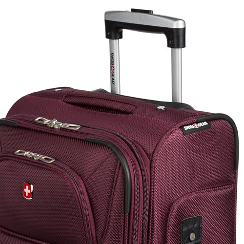 SwissGear Sion Softside Expandable Roller Luggage, Teal, 3 Piece Set (21/25/29)