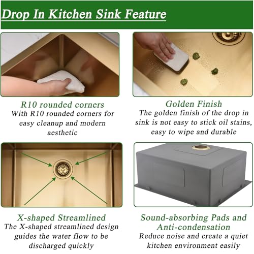 25 Inch Drop In Laundry Sink-Brovy 25