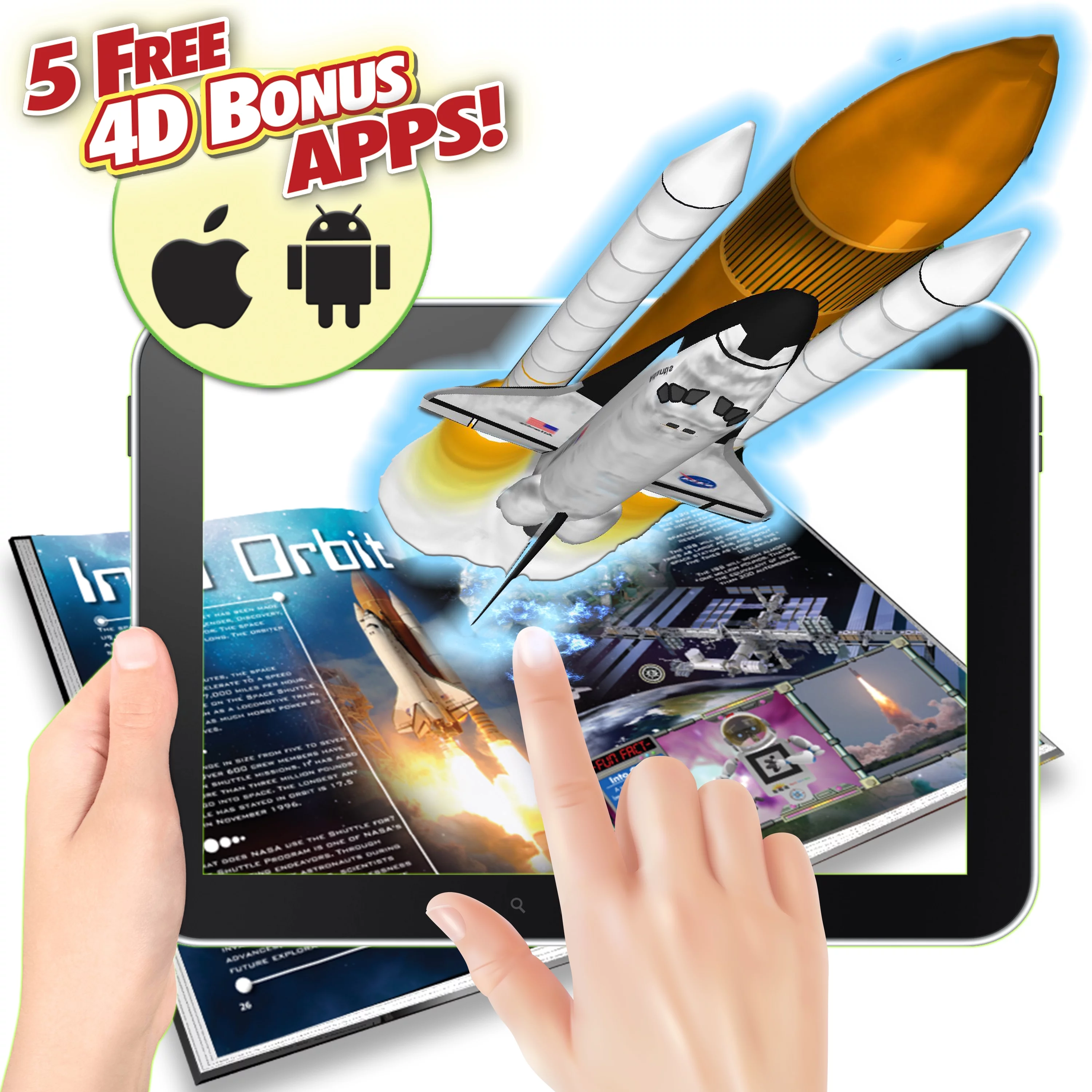 STEM Interactive Smart Books Collection With 4D Educational App - Dinosaurs, Planets, Sea Life, Bugs, Safari Animals