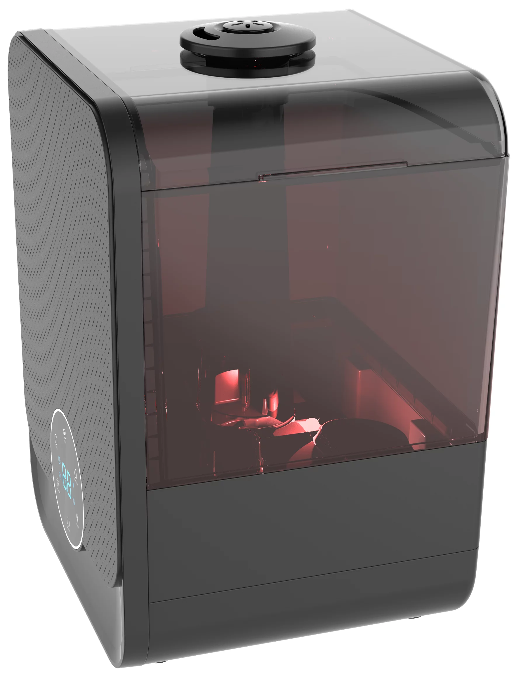 Better Homes & Gardens 1.6 Gal Ultrasonic Warm/Cool Mist Humidifier with Remote, Black