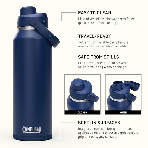 CamelBak Thrive Chug Insulated Stainless Steel Water Bottle Sky Blue, 32oz