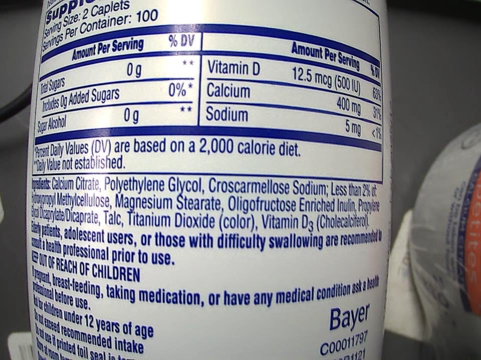 Citracals Petites Calcium Citrate + Vitamin D3, 200 Caplets, Bone Health (Pack of 3)