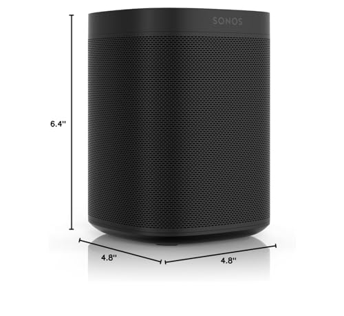 Sonos One – Voice Controlled Smart Speaker with Amazon Alexa Built-in (Black)