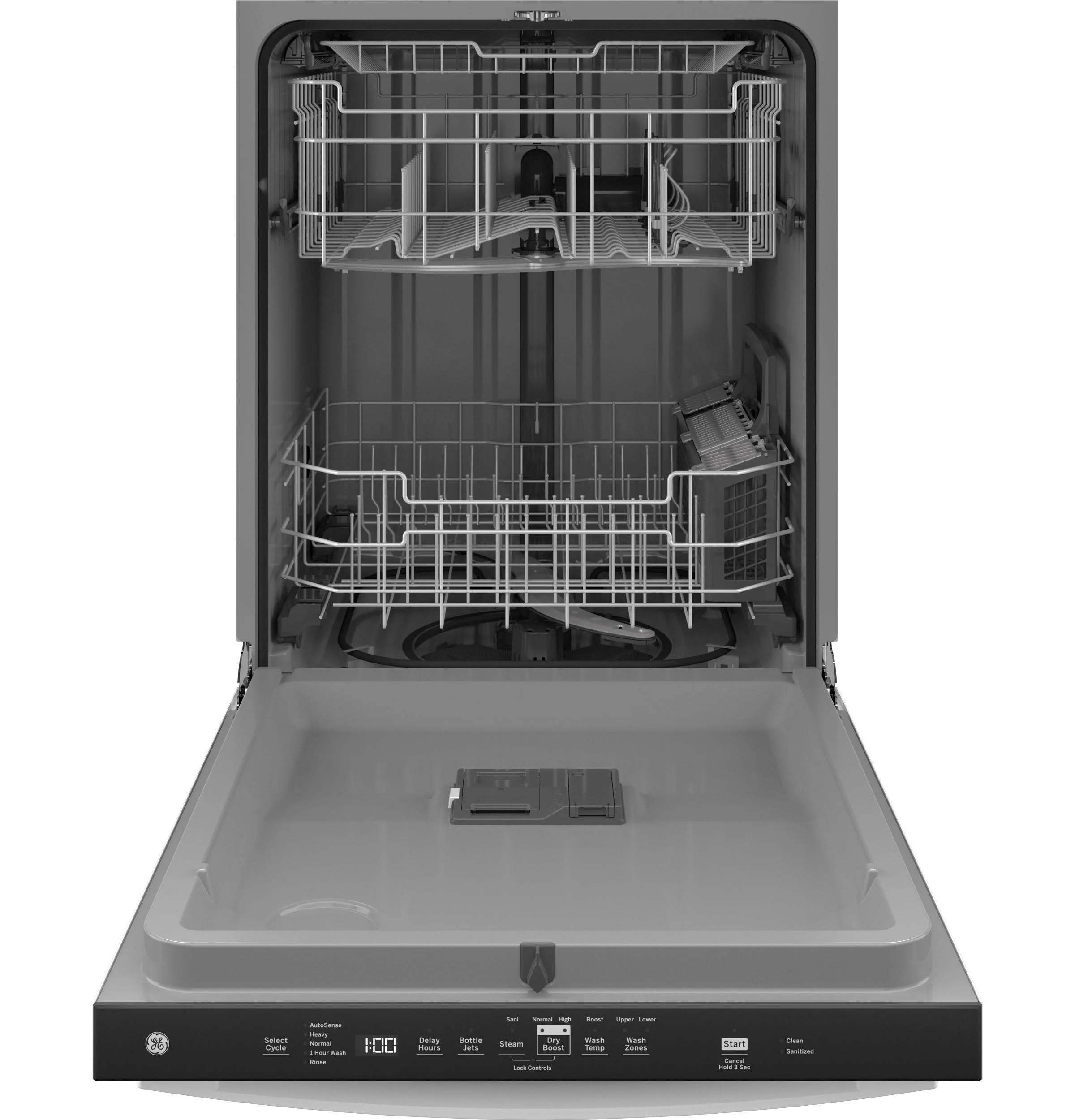 GE® Top Control with Plastic Interior Dishwasher with Sanitize Cycle & Dry Boost