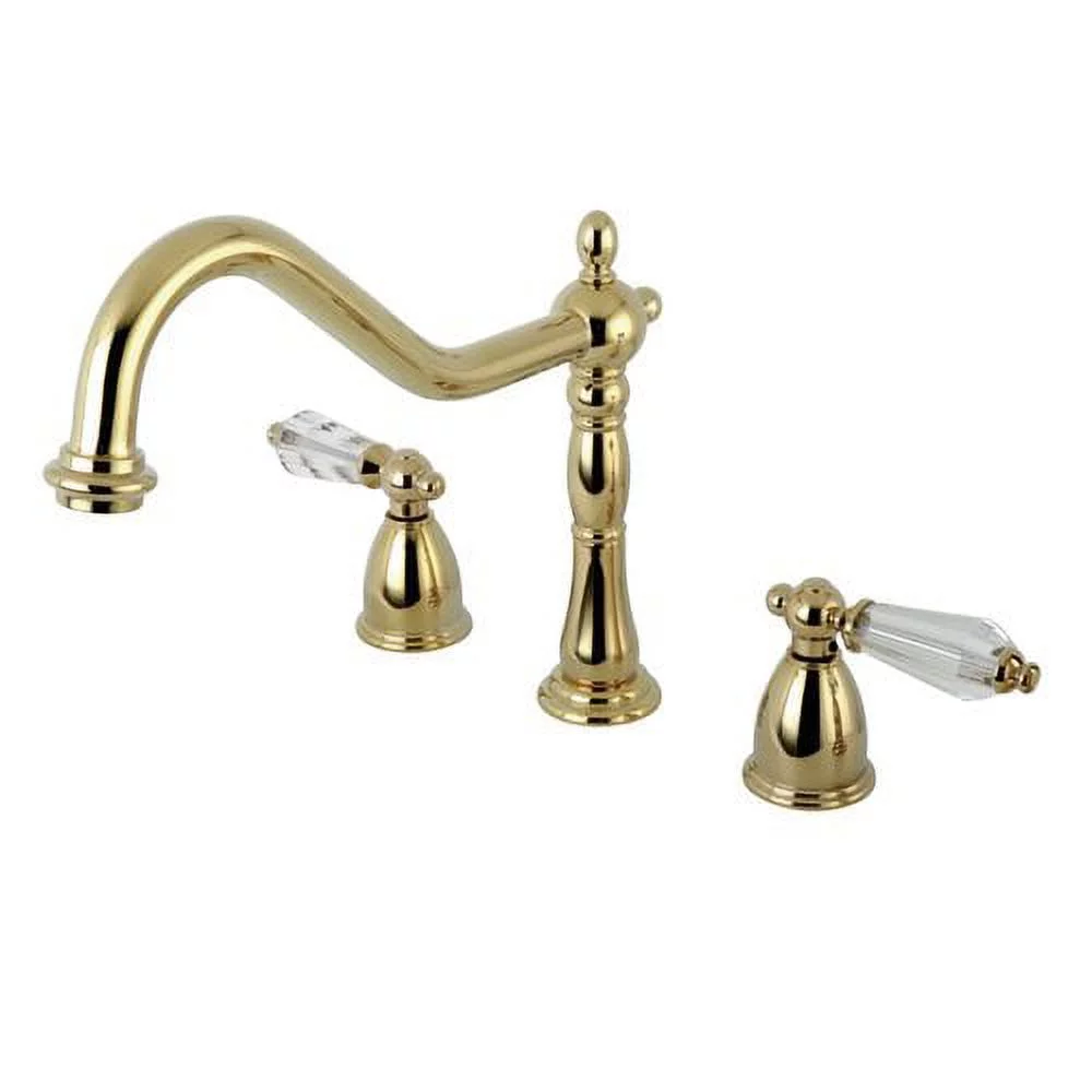 Kingston Brass Kb179.Wllbs Wilshire 1.8 GPM Widespread Kitchen Faucet - Brass