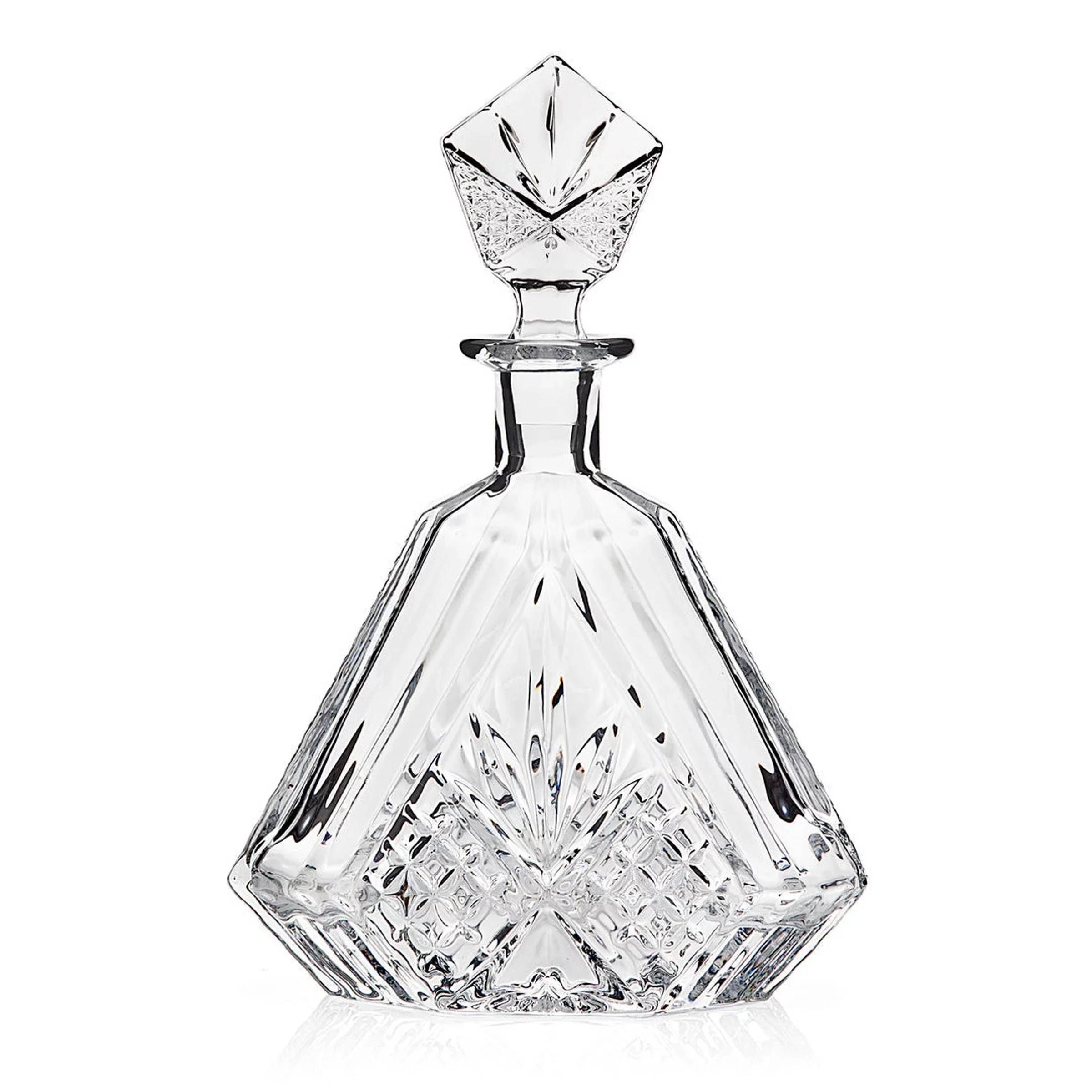 Dublin Crystal Angled Decanter 21oz