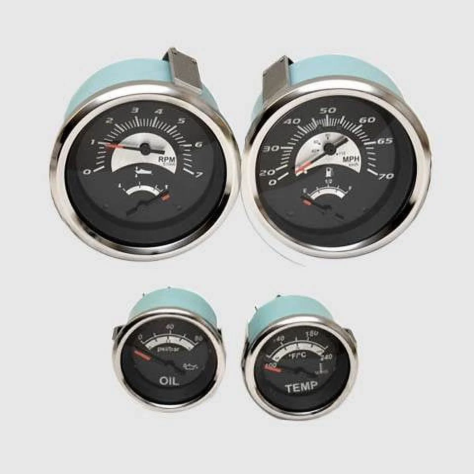 Teleflex Boat Gauge Set | Crownline Mercury I/O (Set of 4)