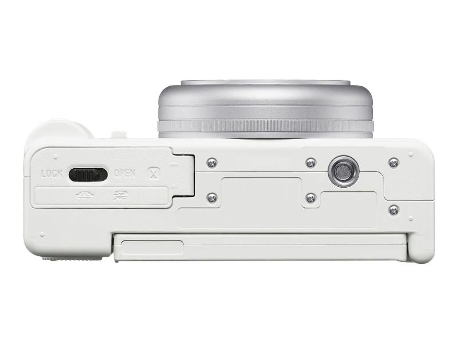 Sony ZV-1F - Digital camera - compact - 20.1 MP - 4K / 30 fps - ZEISS - Wi-Fi, Bluetooth - white