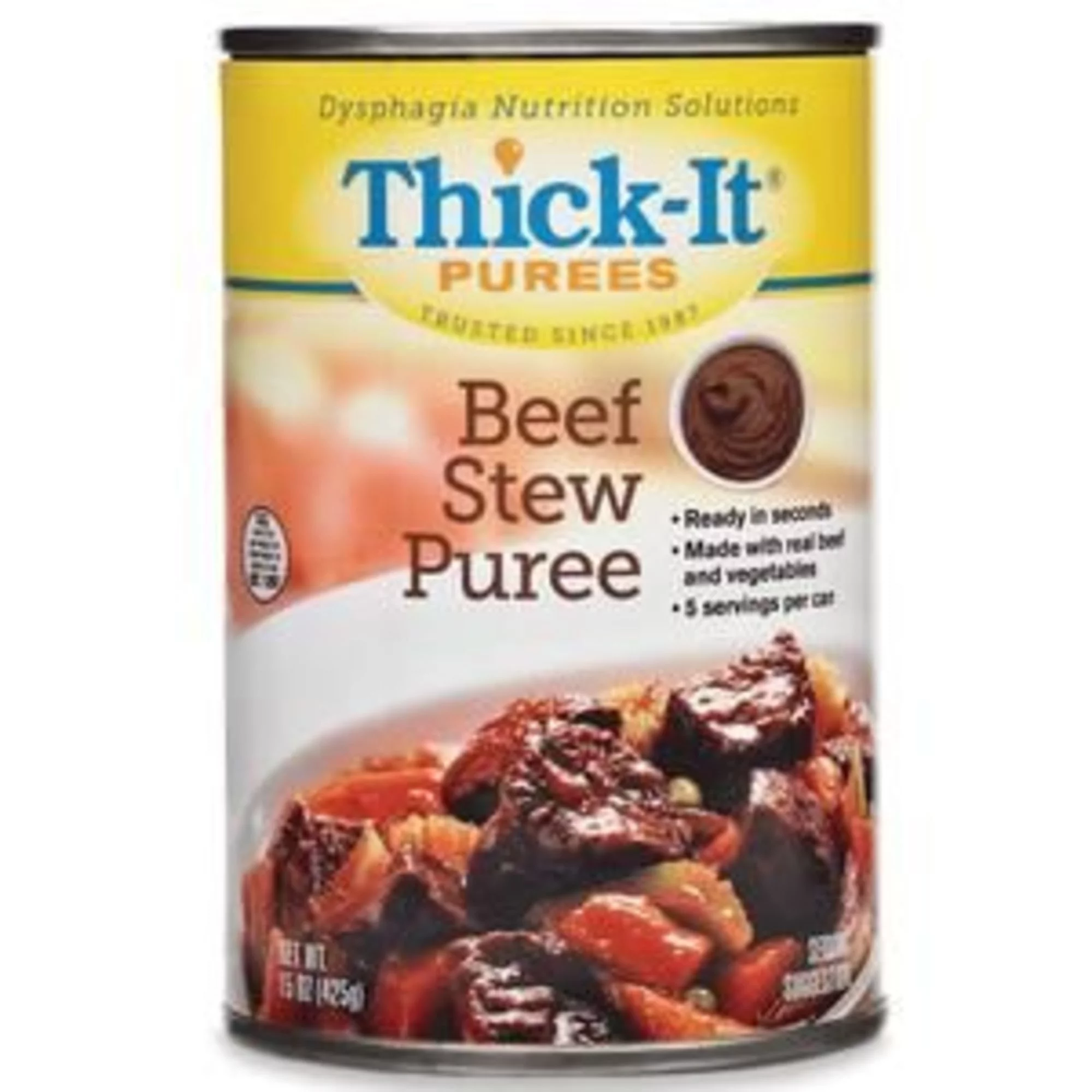 Thick-It Puree: 1 Count, 15 oz, Can, Beef Stew Flavor