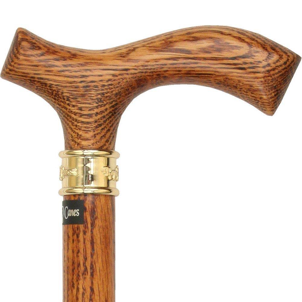 Royal Canes Genuine Fritz Oak Handle with Oak Shaft Walking Cane