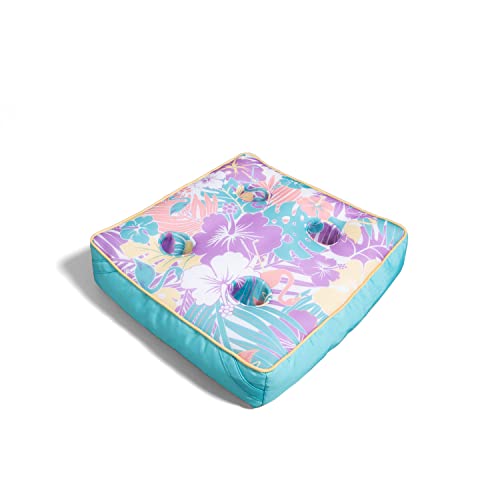 Big Joe Captain's Float No Inflation Needed Pool Lounger, Double Sided Mesh, Quick Draining Fabric