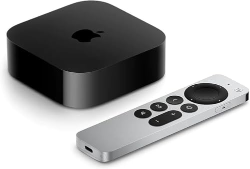 Apple TV 4K Wi-Fi (3rd Generation) with Siri Remote & Apple 1 Year Limited Warranty (64 GB Wi Fi)