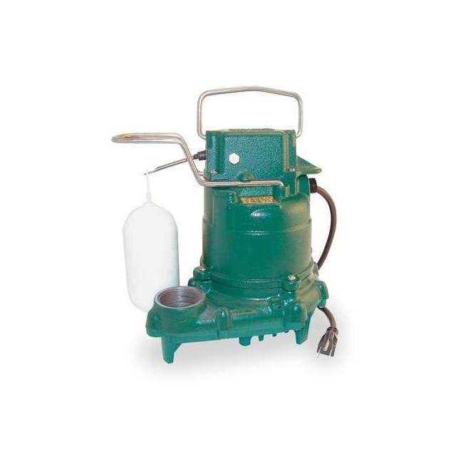 Zoeller HP 3/10,Sump Pump,Vertical Float M53