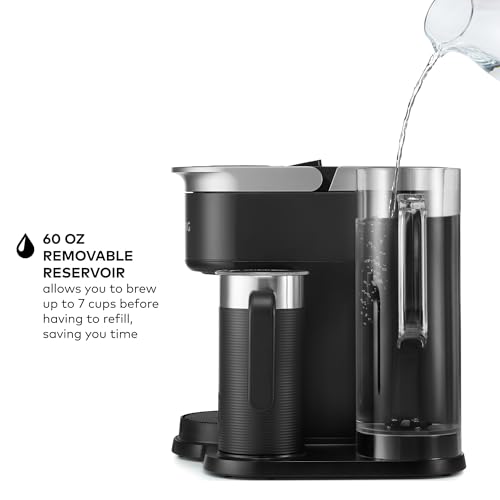 Keurig K-Cafe Single-Serve K-Cup Coffee Maker, Latte Maker and Cappuccino Maker, Comes with Dishwasher Safe Milk Frother, Coffee Shot Capability, Compatible with all Keurig K-Cup Pods, Dark Charcoal