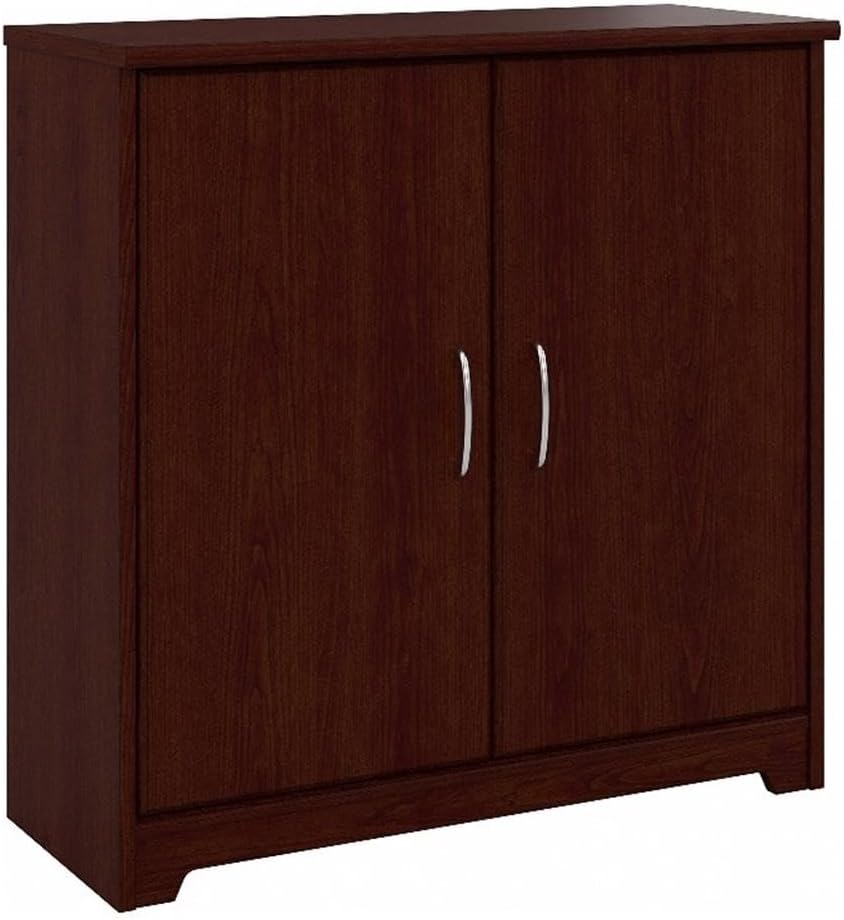 BOWERY HILL Small Bathroom Cabinet in Harvest Cherry - Engineered Wood