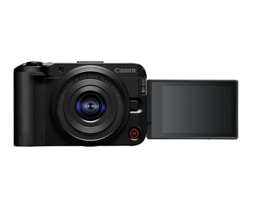 Canon EOS R50 V with RF-S14-30mm F4-6.3 is STM PTZ Lens, APS-C Mirrorless Interchangeable Lens Hybrid Camera, Ultra-Wide Angle Zoom Lens, Vertical Video, Vlogging, Live-Streaming, Content Creation