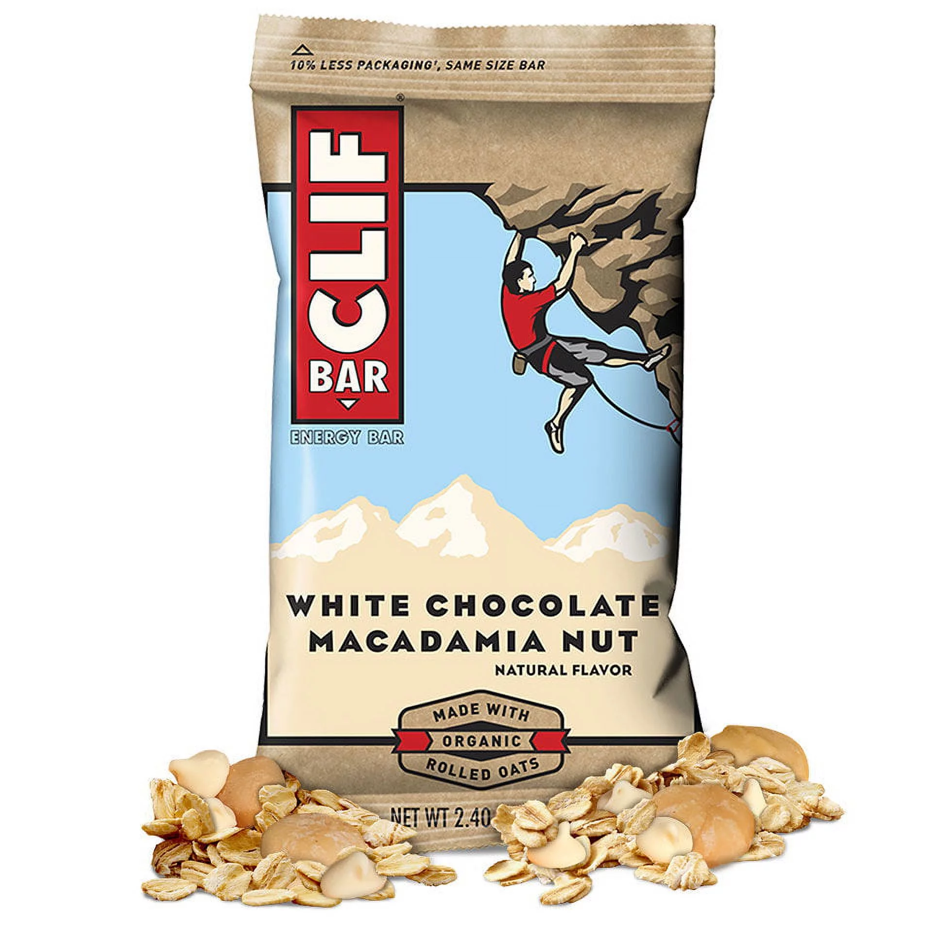 Clif Bar White Chocolate Macadamia Nut Energy Bar (Pack of 36)