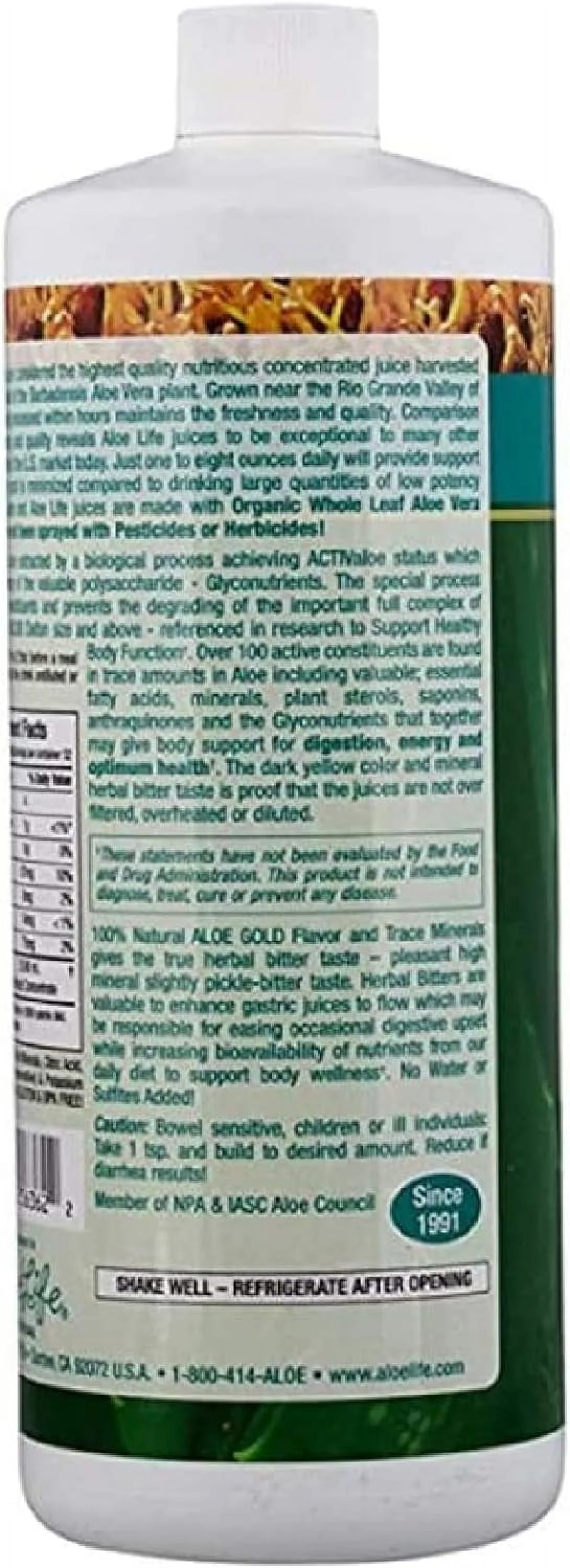 Aloe Life Aloe Life  Aloe Vera Juice Concentrate, 16 oz