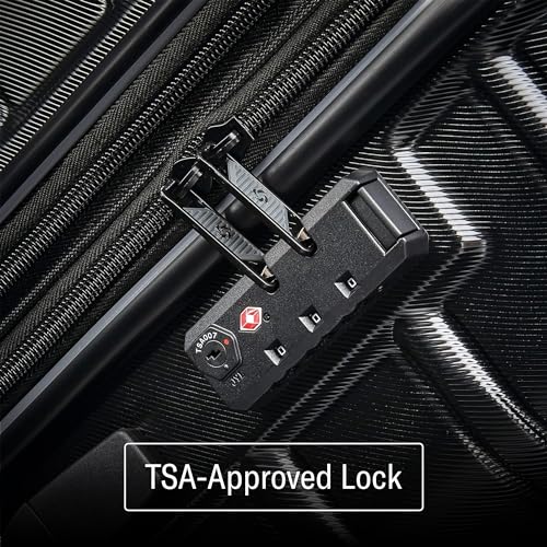 Samsonite Omni 2 Hardside Expandable Luggage with Spinner Wheels, 2-Piece Set (19/24), Lagoon Blue