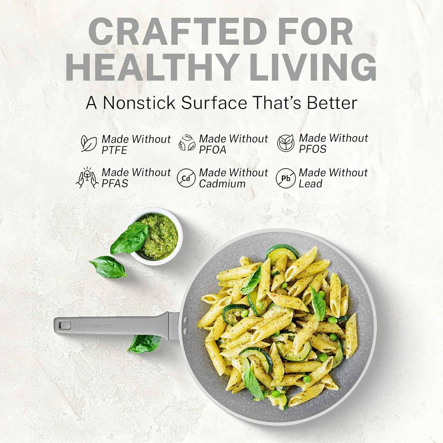 Granitestone 20 Pc Pots and Pans Set Non Stick Cookware Set, Kitchen Cookware Sets