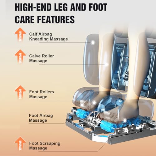 2024 A688 Heaven Duet Massage Chair-4D & 3D Dual-Mechanism Zero Gravity Recliner with Yoga Stretch and Electric Automatic Footrest Extension-Full Body Relaxation (Black)