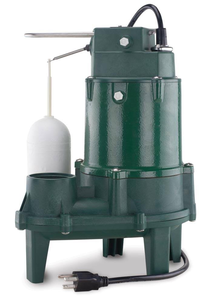 Zoeller 0.5-HP 115-Volt Cast Iron Sewage Sump Pump | 1263-0001