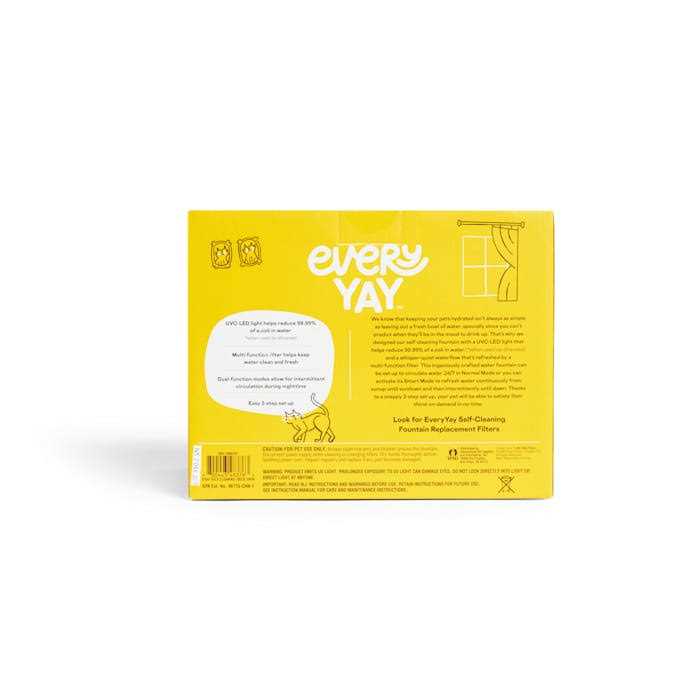 EveryYay Get Fresh Self-Cleaning Fountain for Cats - Pet Supplies online store