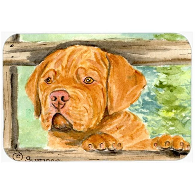 Dogue De Bordeaux Glass Cutting Board- Large