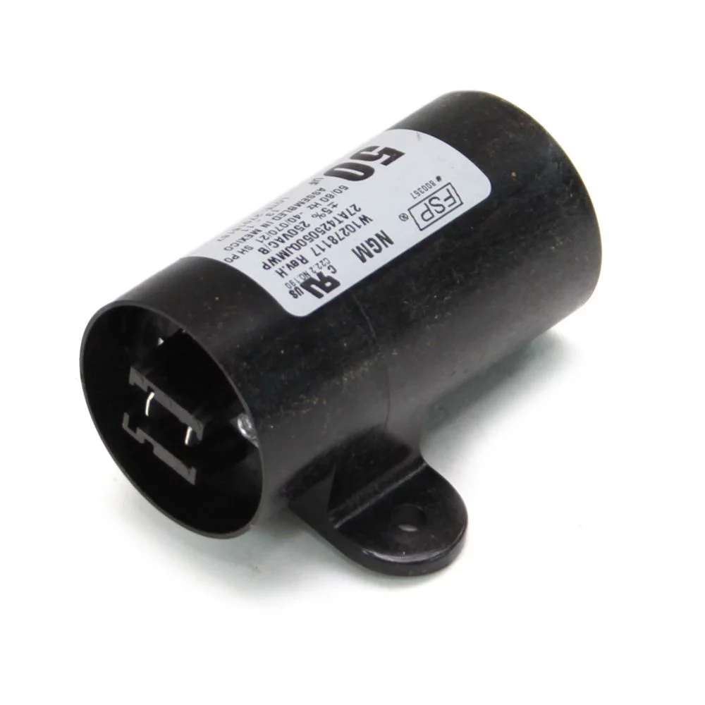 Whirlpool W10804664 Washer Start/Run Capacitor (replaces W10278117, W10666221) Genuine Original Equipment Manufacturer (OEM) Par