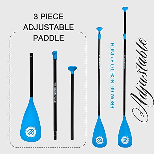 niphean Sup Paddle, 3&4-Piece Detachable Floating Paddle Board Paddles, Adjustable Kayak Paddle, Durable Oars