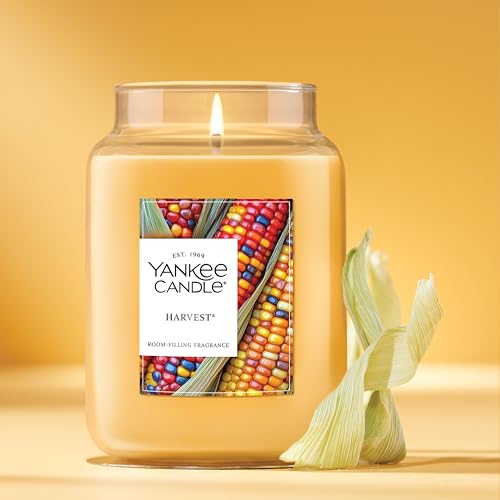 Yankee Candle Sugared Cinnamon Apple, Scented Candle, 22oz Large Jar with up to 150 Hour Burn Time, Giftable