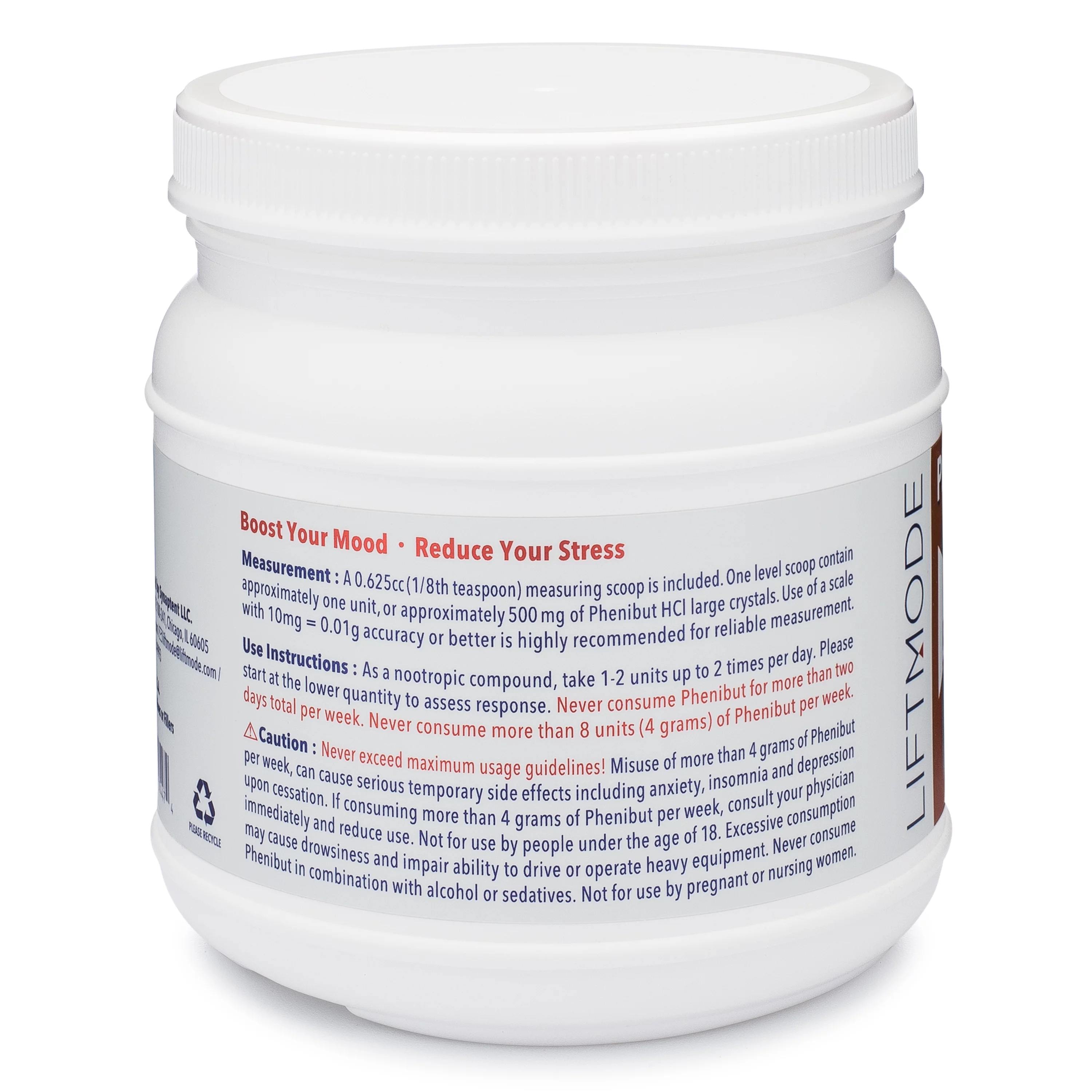 LiftMode  Inositol - 400 Grams (14.11 Oz) - 98+% Pure - FBLM