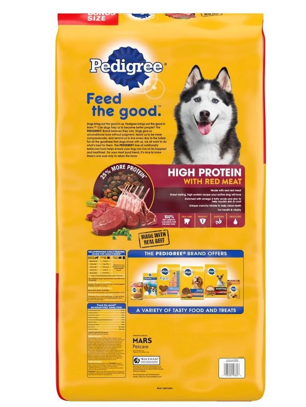 Pedigree High-Protein Adult Dry Dog Food Beef and Lamb Flavor Dry Dog Food, 44 lb.