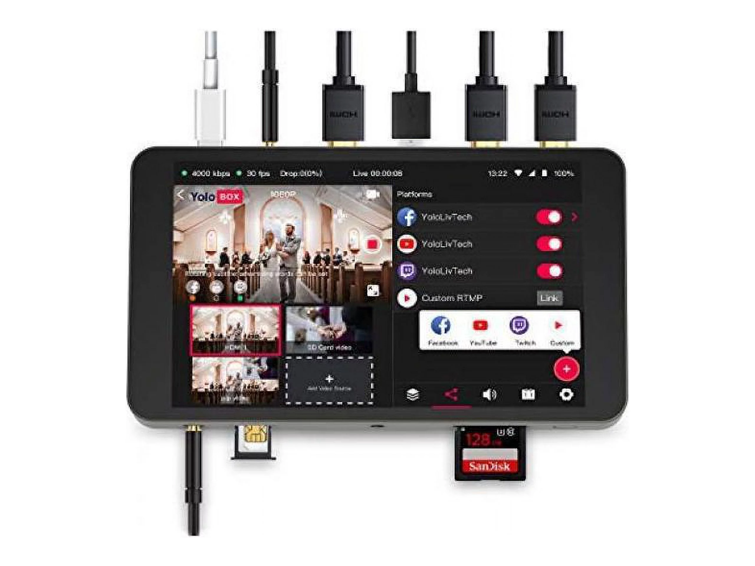 Comprehensive CDA-CAT14018G 1 x 4 in. 4K UHD HDMI to HDBaset Distribution Amplifier, Black