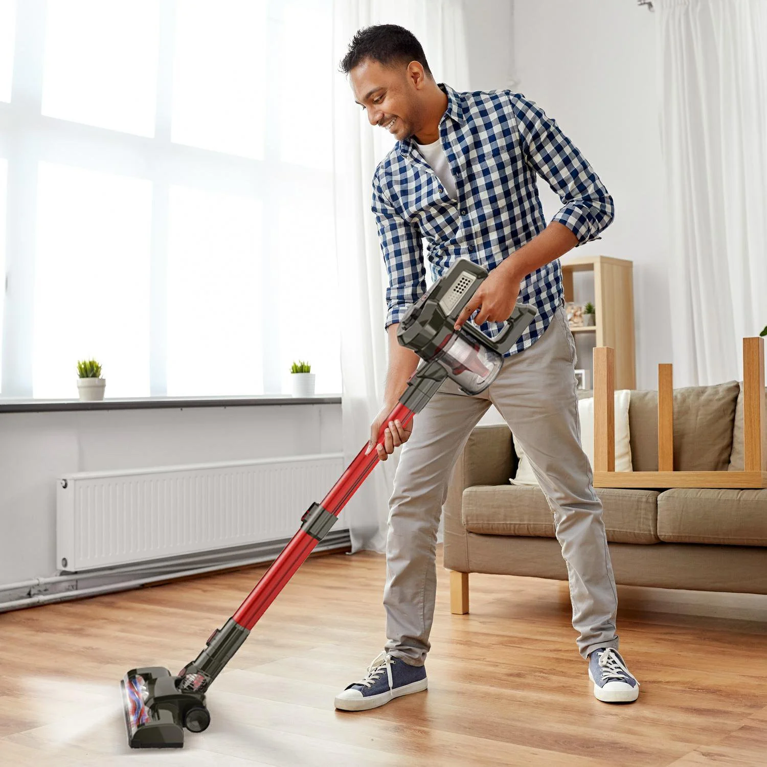 INSE 4-in-1 Stick Vacuum Cordless Vacuum, 160W 12KPa Powerful Vacuum Cleaner with Rechargeable Handheld Vacuum Cleaner for Home Hard Floor Carpet Pet Hair,N6