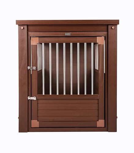 New Age Pet ecoFLEX Pet Crate/End Table, Small, Espresso 23.8