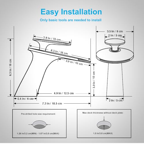 Wovier Chrome Waterfall Bathroom Faucet,Single Handle Single Hole Brass Lavatory Vanity Vessel Faucet,Slanted Body Basin Mixer Tap Tall Body with Supply Hose and Pop Up Drain Assembly