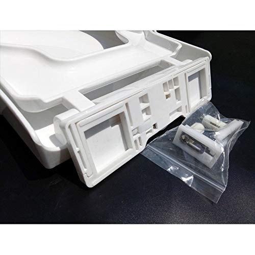 Soft Close Toilet Seat, Toilet seat, Square Toilet Seats White Toilet Seat, Top Fix Toilet Seat with Adjustable Hinges, Square Toilet Seat 355×460mm