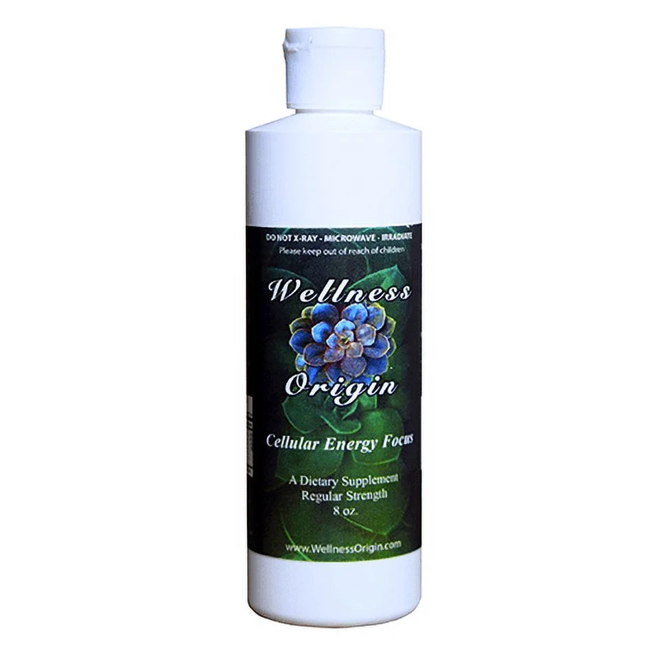 Wellness Origin's Cellular Energy Focus | Full Spectrum Minerals for Enhancing Energy, Focus, 8 oz