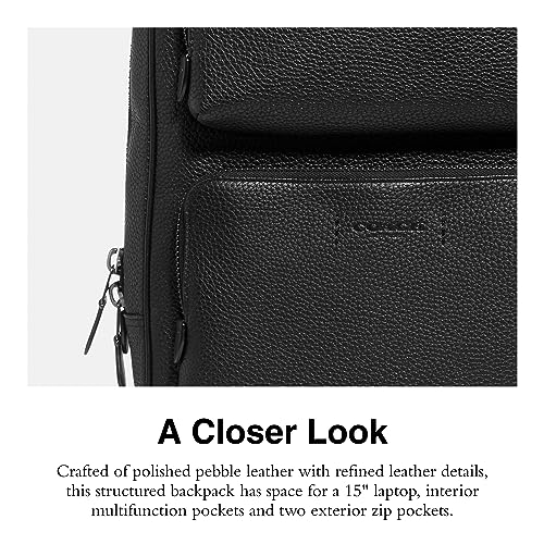 COACH Men's Gotham Backpack, Black, Standard