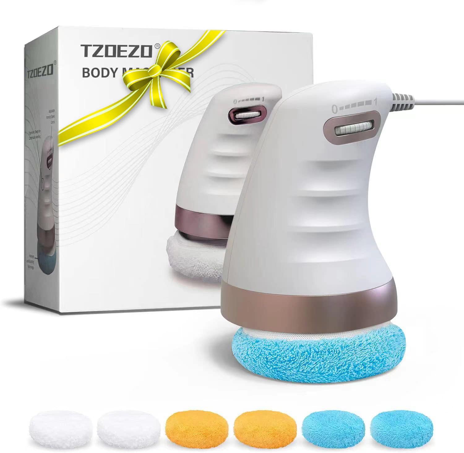 Body Sculpting Machine - Electric deep Tissue and Cellulite Remover Massager for Belly Legs Arms (White)