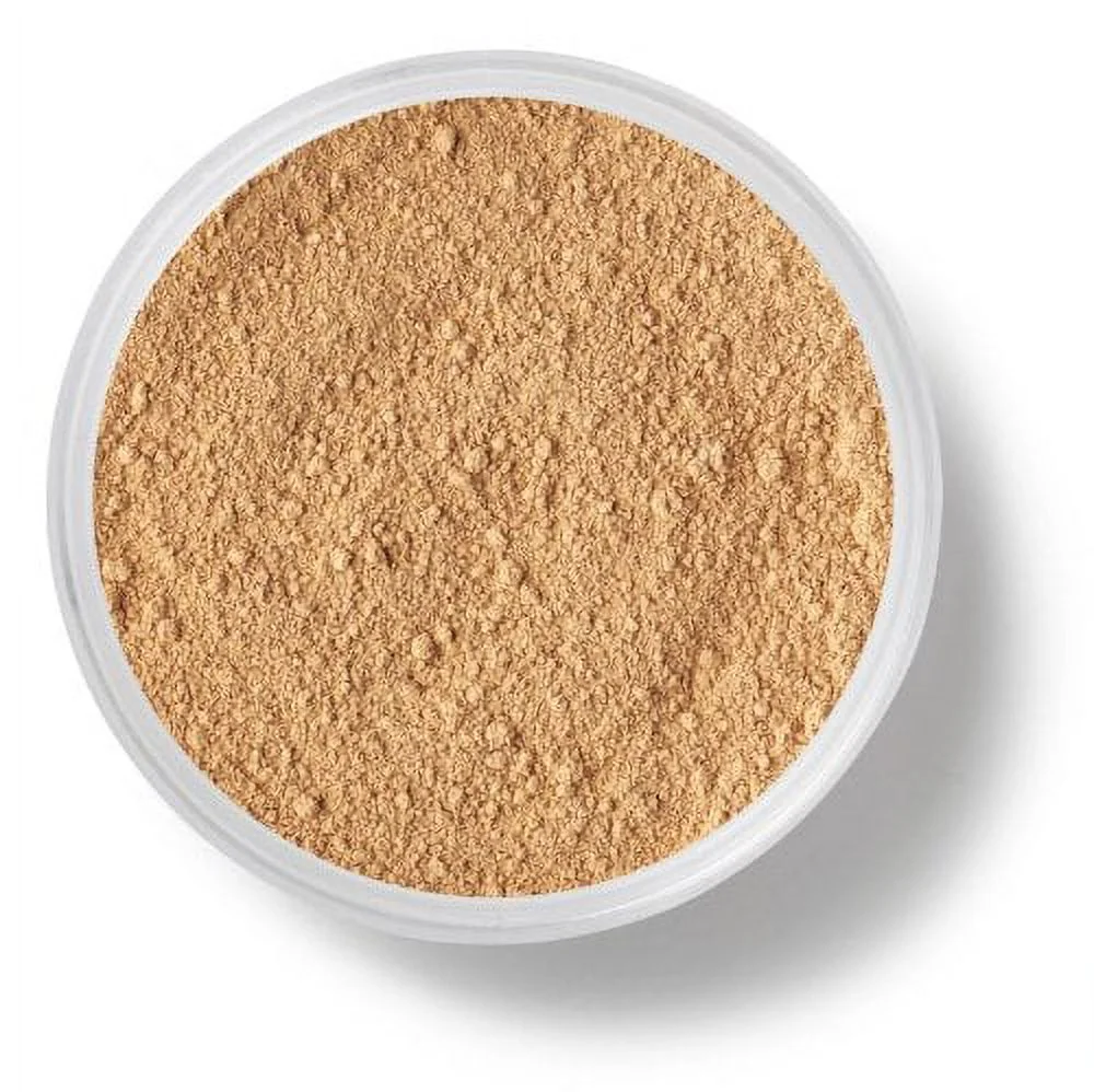 5pc KIT w/FACE BRUSH (BEIGE) Mineral Makeup Set Full Size Powder Bare Skin Matte Foundation