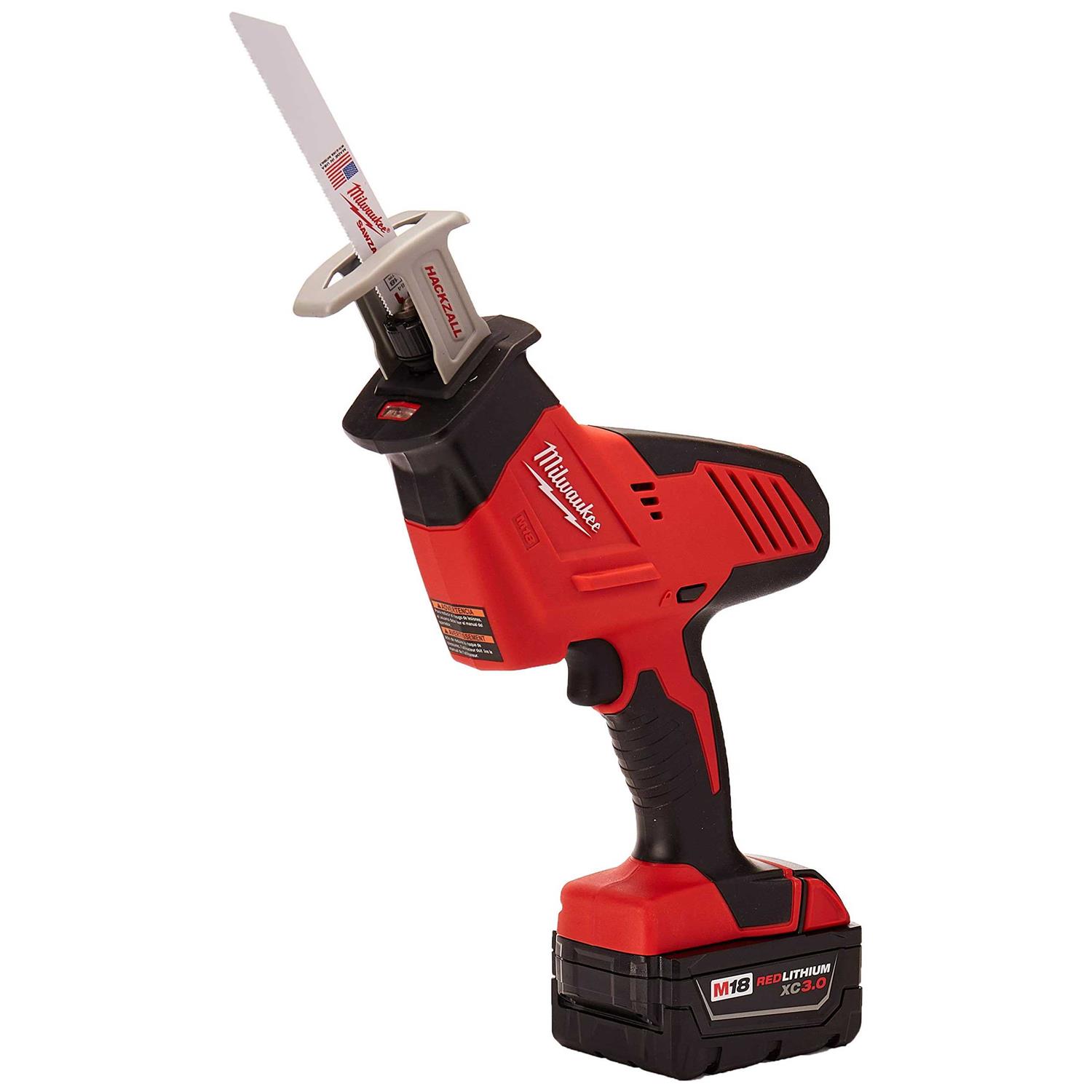 Milwaukee 2625-21 M18 Hackzall Reciprocating Saw Kit